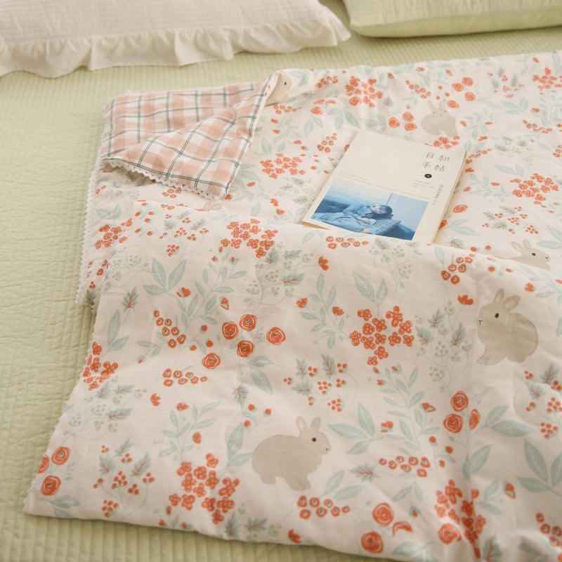 10design summer floral quilt
