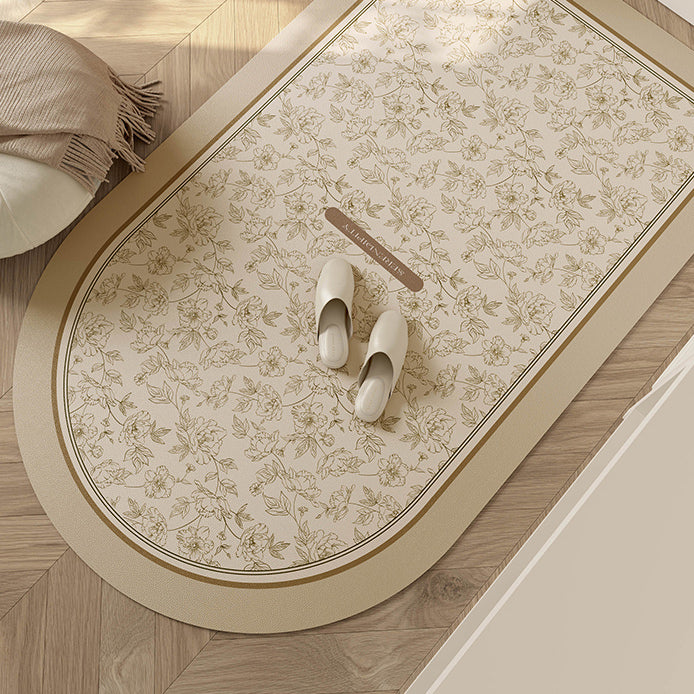 serendipity cream door mat