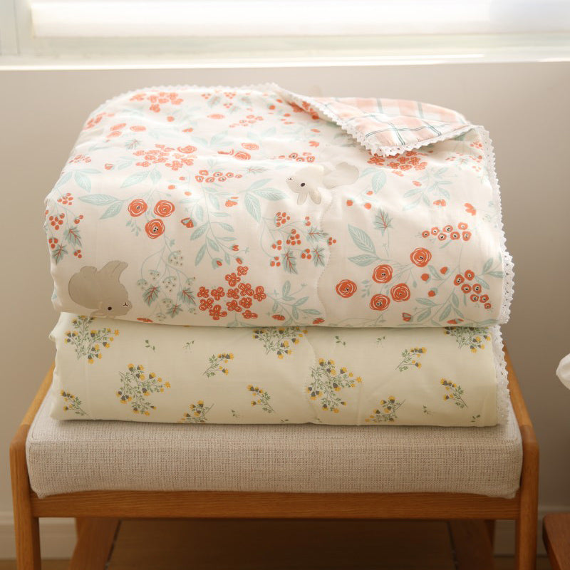 10design summer floral quilt