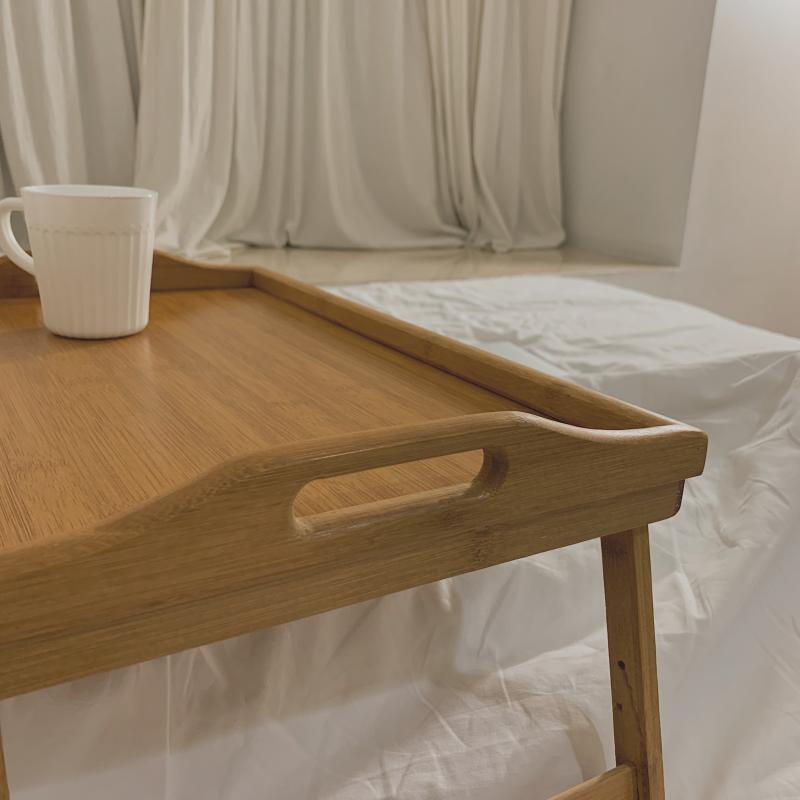 side mini bed table
