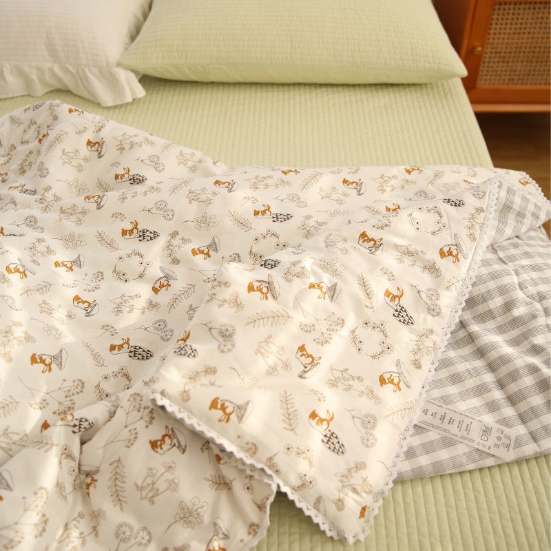 10design summer floral quilt