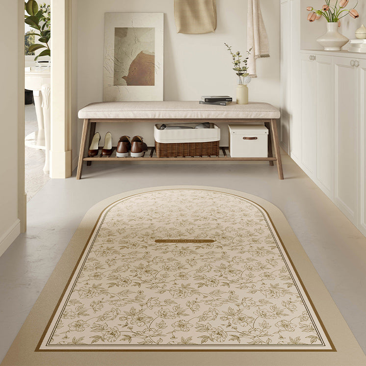 serendipity cream door mat