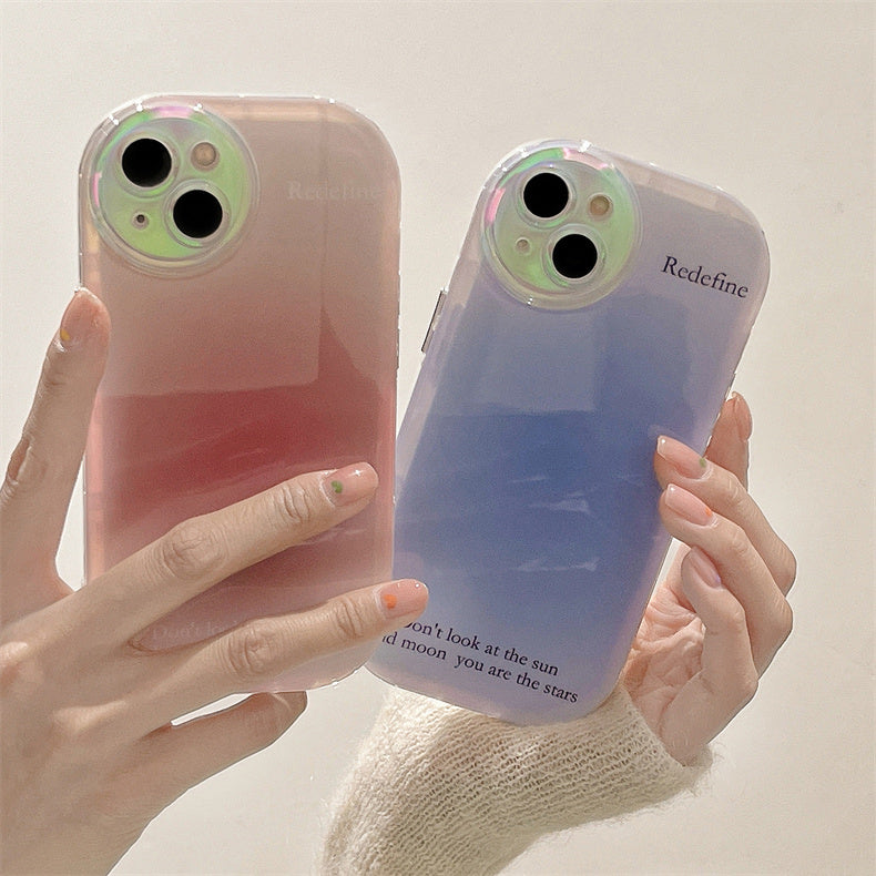4color pastel gradation iPhone case