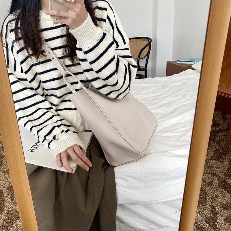 retro 3color round bag
