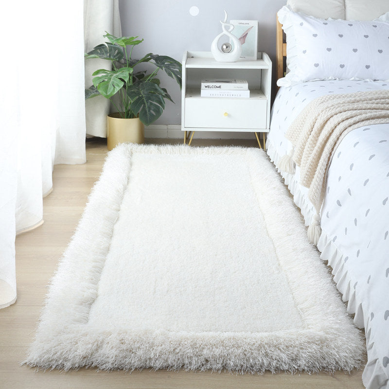 9color frill fringe square carpet