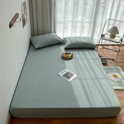 【大人気】19color simple mattress sheet & pillow sheets set
