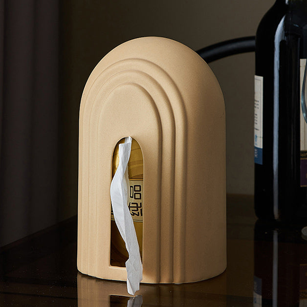 2color ceramic arch tissue case