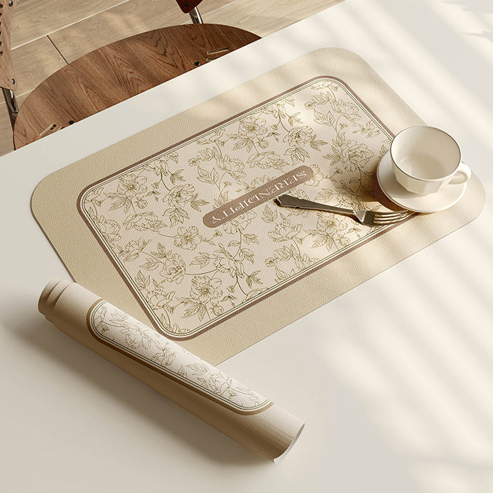 serendipity cream place mat