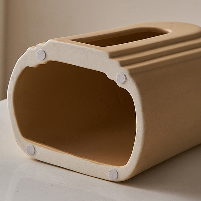 2color ceramic arch tissue case