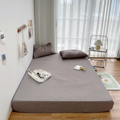【大人気】19color simple mattress sheet & pillow sheets set