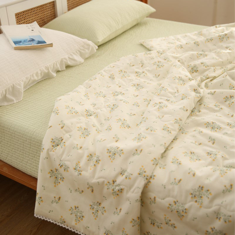 10design summer floral quilt