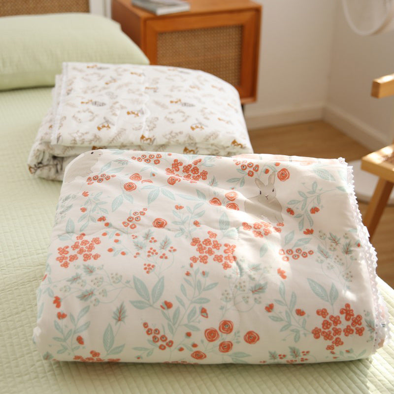 10design summer floral quilt