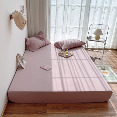 【大人気】19color simple mattress sheet & pillow sheets set