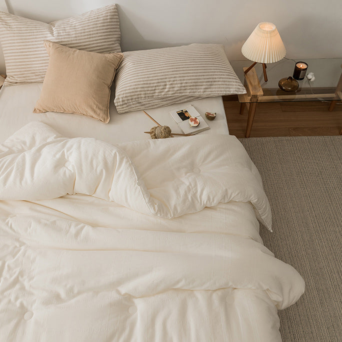 natural cotton quilt