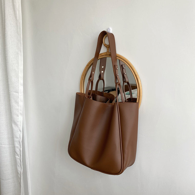 retro 3color round bag
