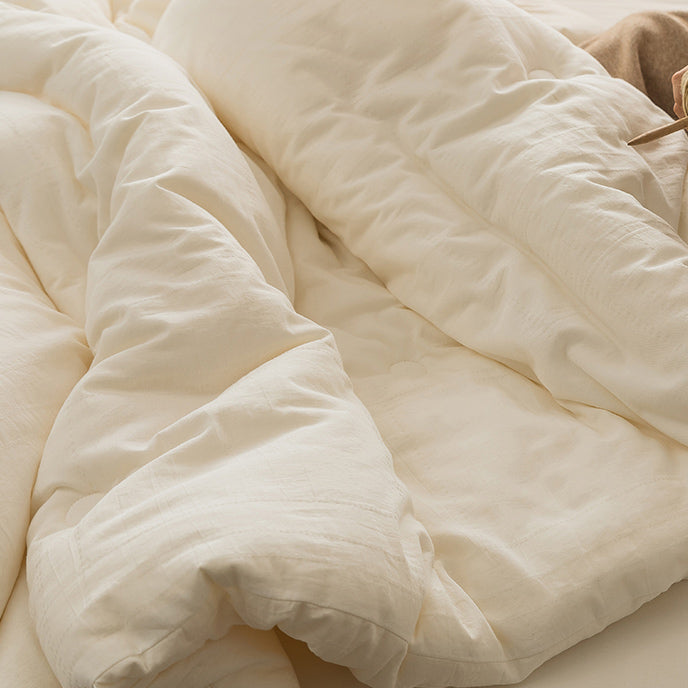 natural cotton quilt