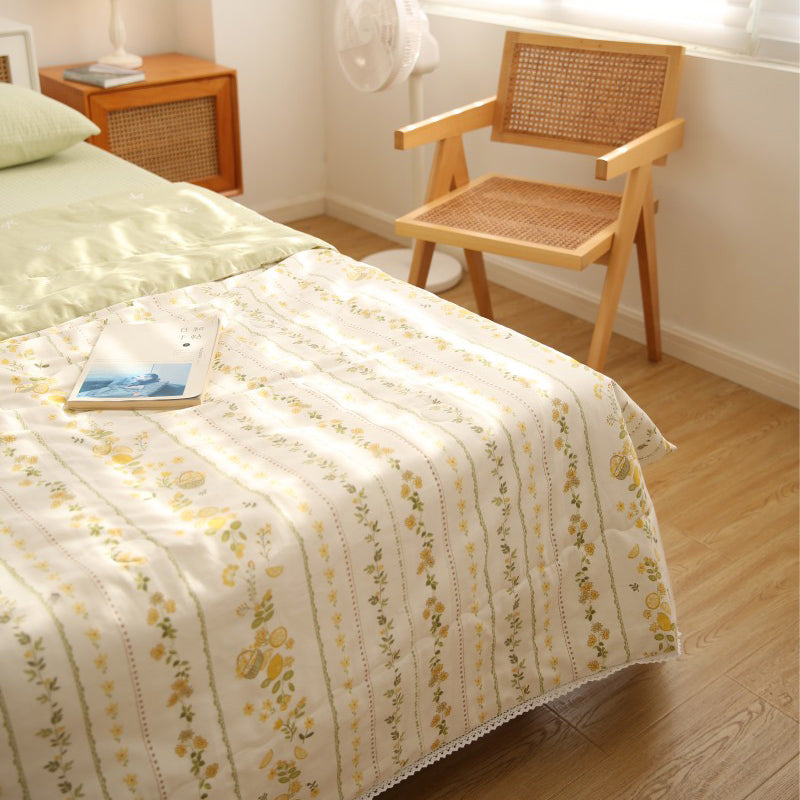 10design summer floral quilt