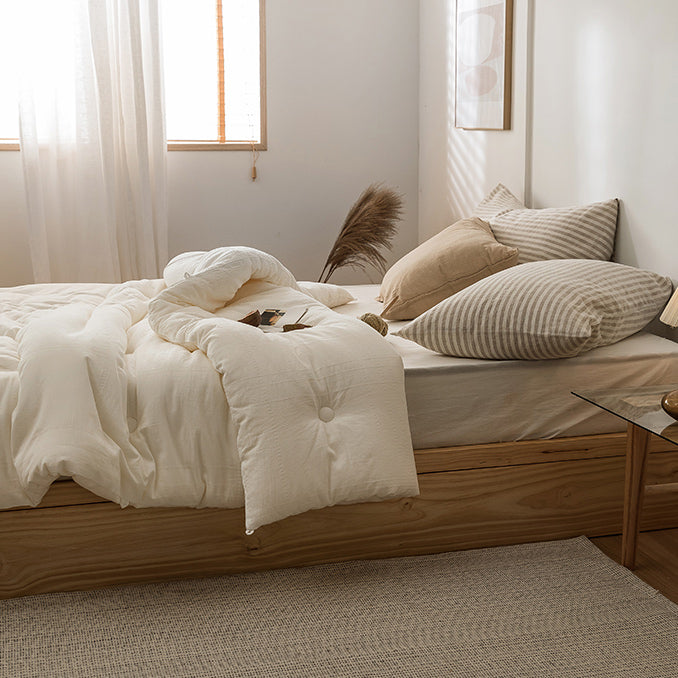 natural cotton quilt