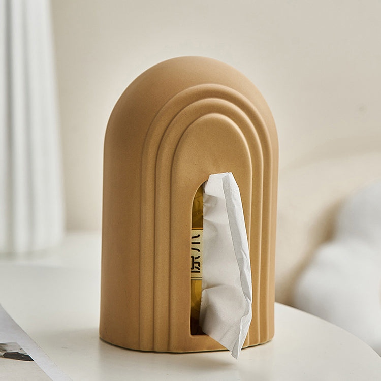 2color ceramic arch tissue case