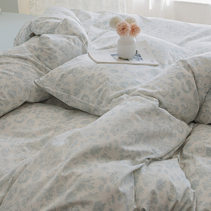 10design natural flower bedlinen set