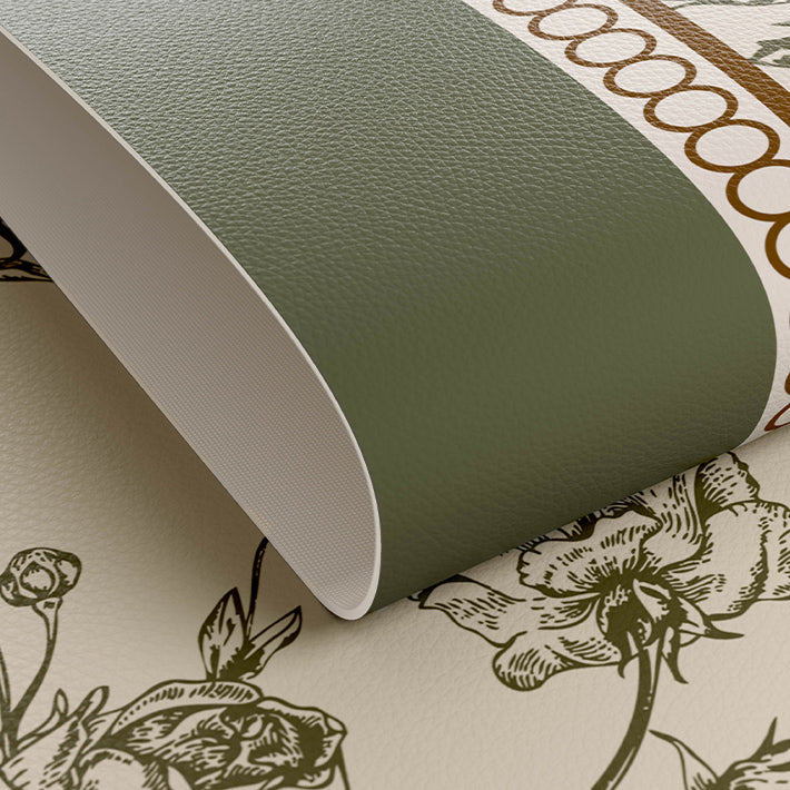 glorious green shadow flower place mat