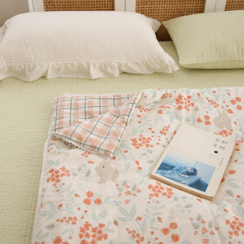 10design summer floral quilt