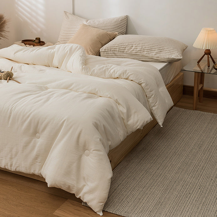 natural cotton quilt