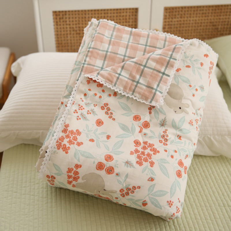 10design summer floral quilt