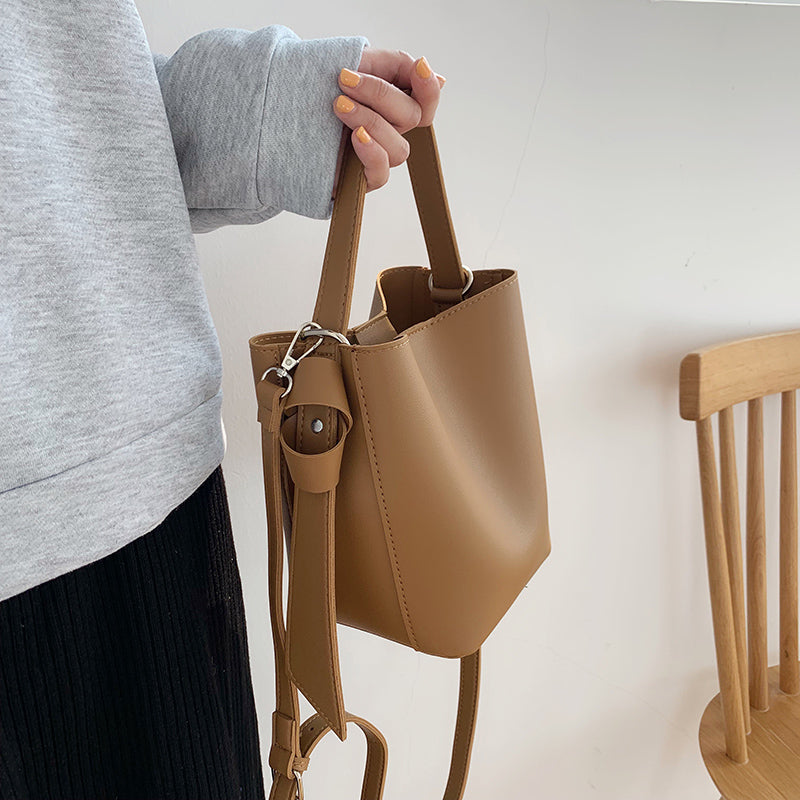 2way mini fake leather bag(2colors)