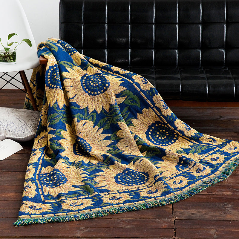 sunflower sofa cover
