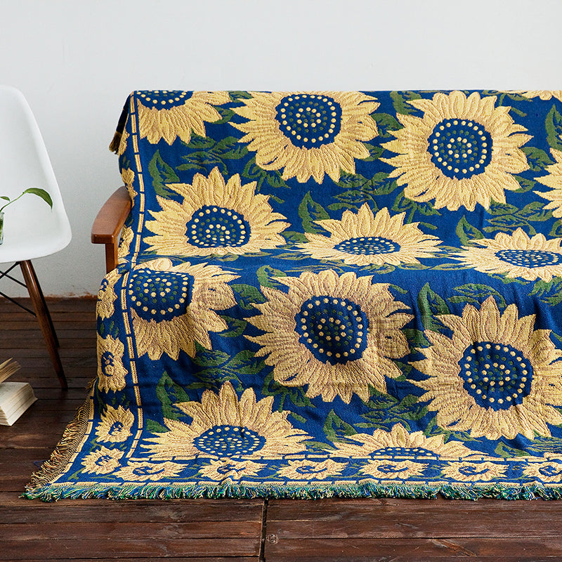 sunflower sofa cover