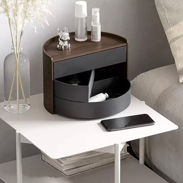 2color wood storage case