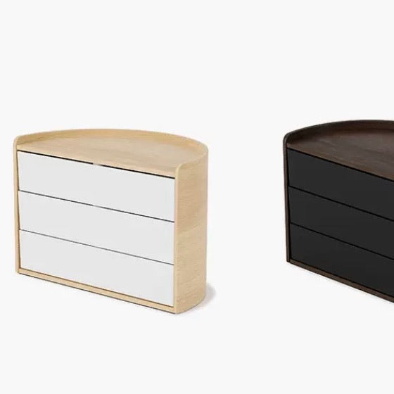 2color wood storage case