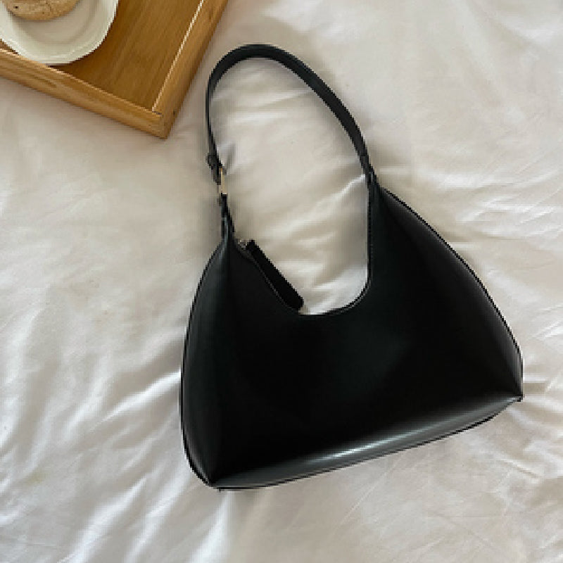 simple elegance leather handbag