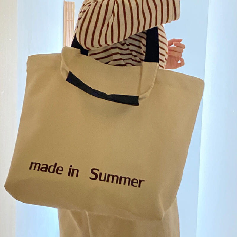 made in summer tote bag