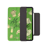 green pop illustration iPad case