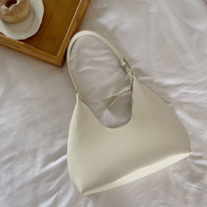 simple elegance leather handbag
