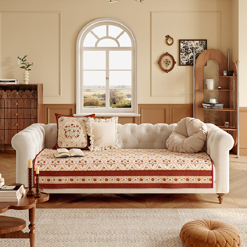 american floral sofa cover