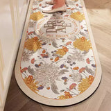 15design floral elegance kitchen mat