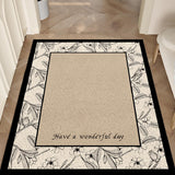 luxury wonderful flower door mat