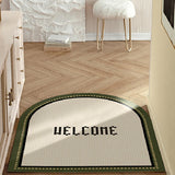 2color casual dot door mat