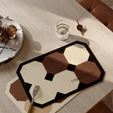 square minimalism brick place mat