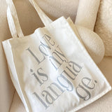 3design simple logo tote bag