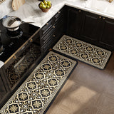 4design black morocco tile kitchen mat