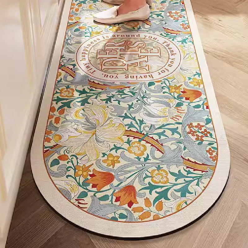 15design floral elegance kitchen mat