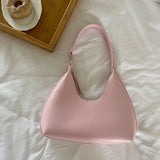 simple elegance leather handbag