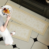 2design elegance flower kitchen mat