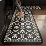 4design black morocco tile kitchen mat