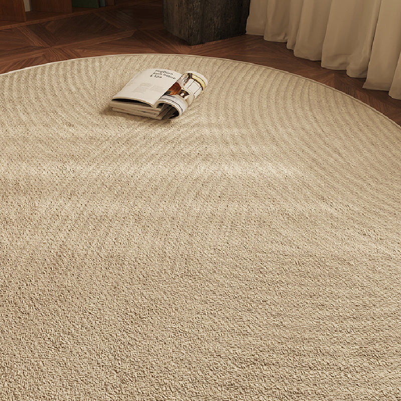 10design simple natural round carpet