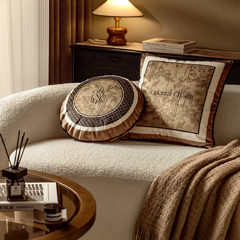 3type brown elegant cushion